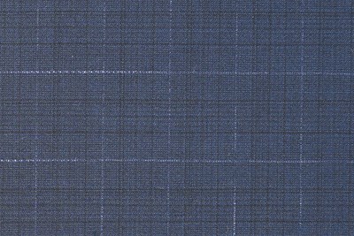 Navy Check with Pale Blue Overcheck